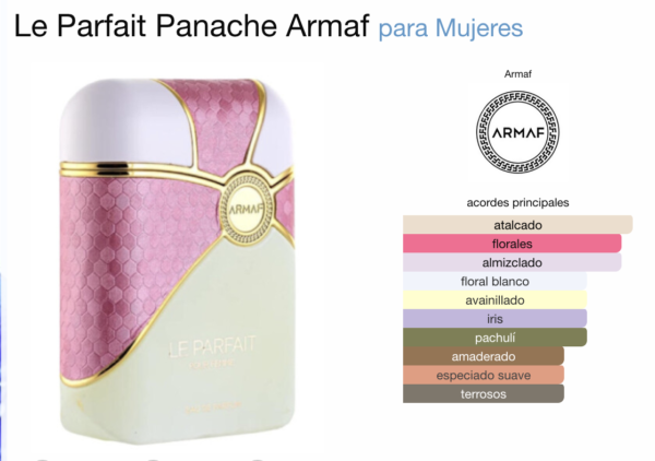 Armaf Le Parfait Panache EDP (Dama) - 100 ml - Imagen 2